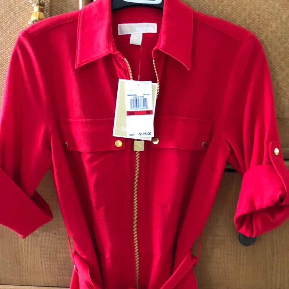 Michael kors utility dress size XS Red - Picture 3 of 3